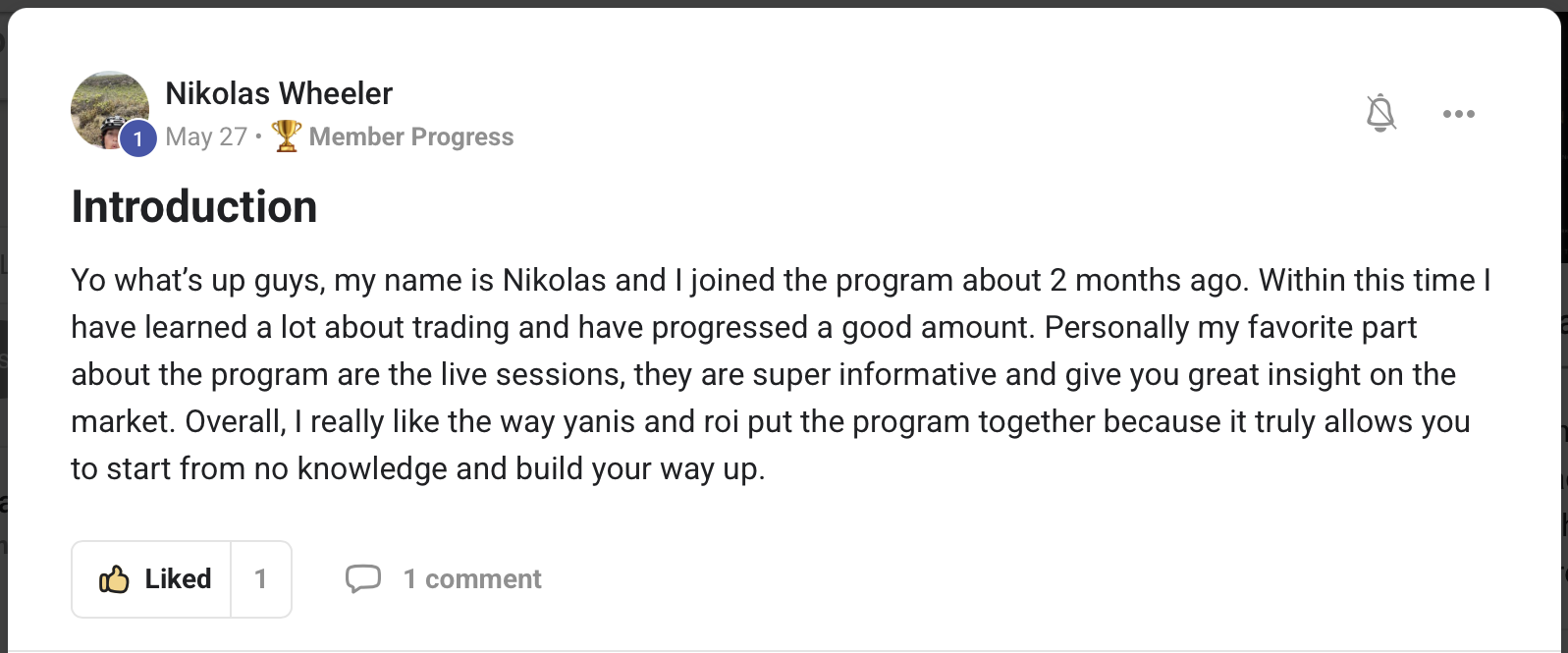 Nikolas — introduction